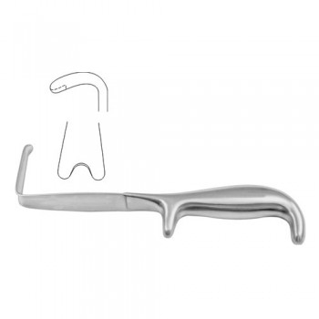 Young Prostatic Retractor Stainless Steel, 22 cm - 8 3/4" 